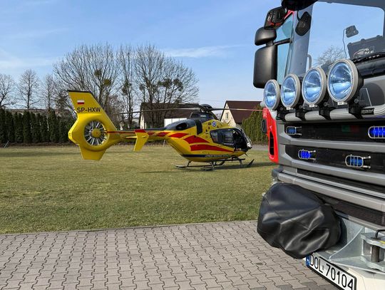 Zmasowana akcja ratunkowa - na miejsce poleciał też śmigłowiec LPR