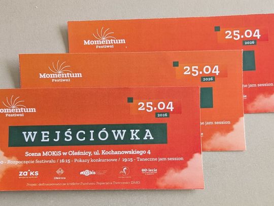 Bezpłatne wejściówki na II Międzynarodowy Festiwal Teatrów Tańca MOMENTUM 2026 Bezpłatne wejściówki na II Międzynarodowy Festiwal Teatrów Tańca MOMENTUM 2026