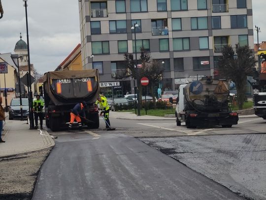 Trwają prace poprawkowe w centrum Sycowa Trwają prace poprawkowe w centrum Sycowa