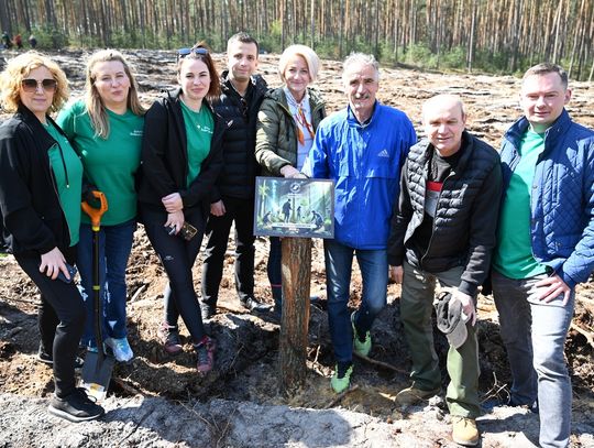 Sadzenie lasu dla przyszłych pokoleń. Samorządowcy i mieszkańcy wspólnie działali w Malerzowie
