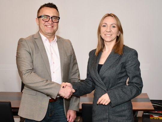 Wójt Gminy Oleśnica gości posłankę Jolantę Niezgodzką