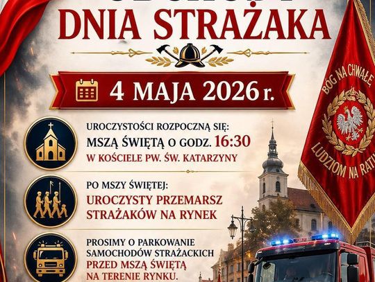 Strażackie święto w Bierutów. Będzie przemarsz i uroczystości na rynku