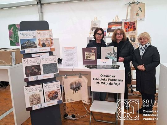 Oleśnicka biblioteka na wielkich targach we Wrocławiu