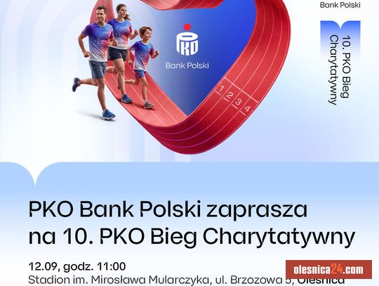 10. PKO Bieg Charytatywny. Biegniemy w Oleśnicy dla zdrowia psychicznego dzieci i młodzieży