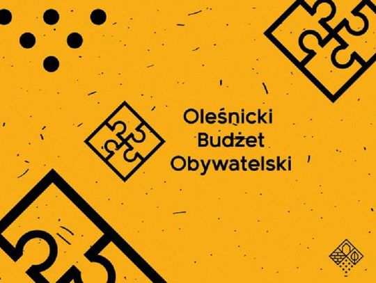 16 zadań zgłoszono do Oleśnickiego Budżetu Obywatelskiego
