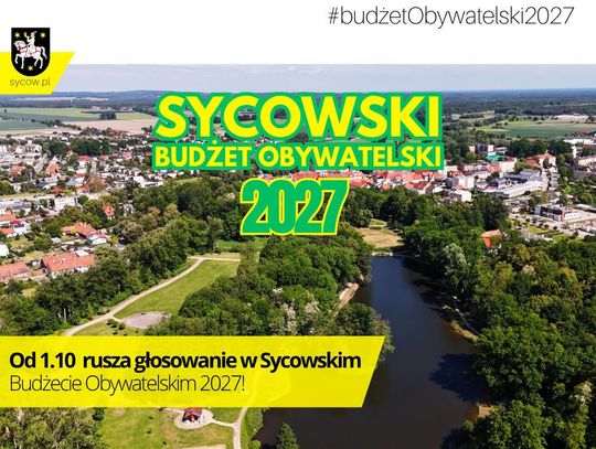 18 projektów, jedna decyzja mieszkańców. W Sycowie rusza głosowanie