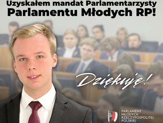 19-letni radny z Oleśnicy wszedł do ogólnopolskiego „parlamentu młodzieży”