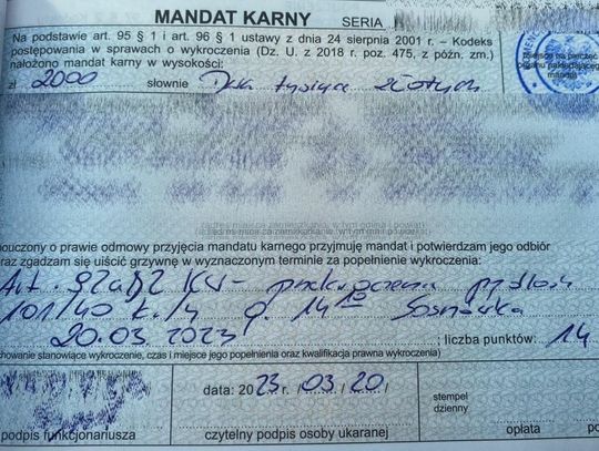 26-latka za mocno nacisnęła pedał gazu