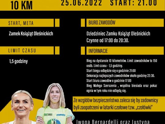 8. Bieg Szerszenia - Nocny Bieg Świętojański już w sobotę w Oleśnicy