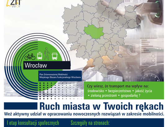 A co Ty sądzisz o Planie Zrównoważonej Mobilności dla Miejskiego Obszaru Funkcjonalnego Wrocławia?
