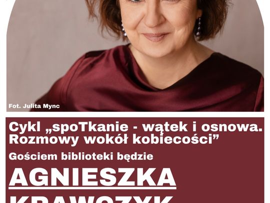Agnieszka Krawczyk gościem oleśnickiej Biblioteki