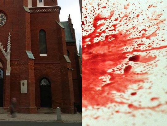 Agresywny mężczyzna w kościele w Twardogórze