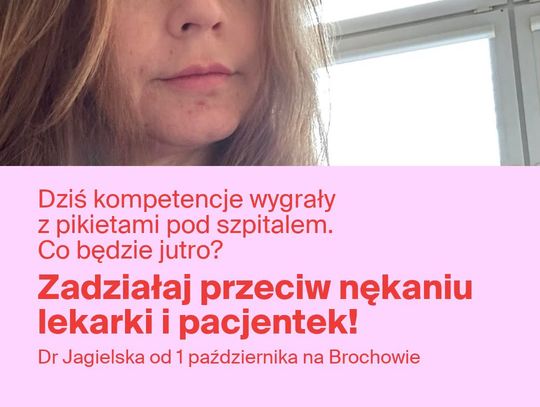 Akcja Demokracja apeluje o reakcję na protesty pod szpitalem na Brochowie. Wcześniej protestowano w Oleśnicy