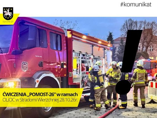 Alarm w gminie Syców! Będą ćwiczyć ewakuację ludzi i zwierząt