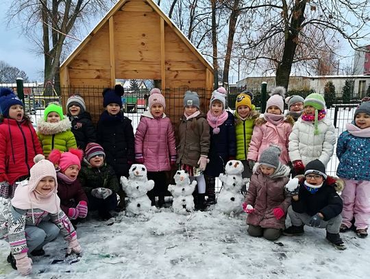 Bałwanki już ulepione