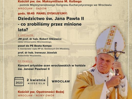 Beata Kempa o dziedzictwie Jana Pawła II 