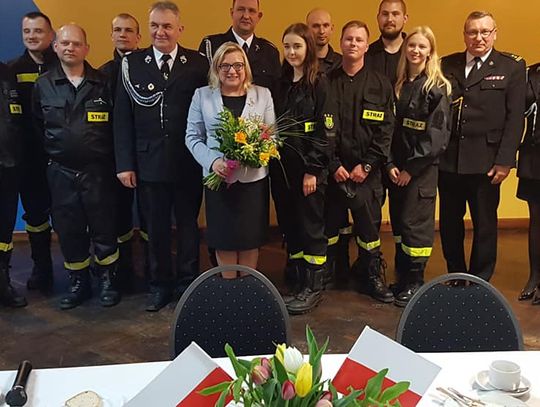 Beata Kempa u strażaków OSP