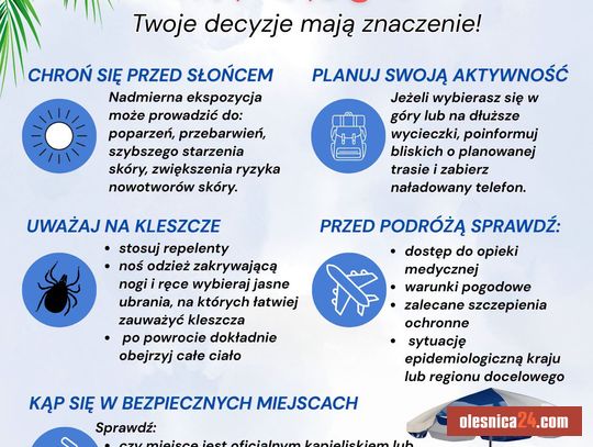 Bezpieczne wakacje zaczynają się od dobrych decyzji