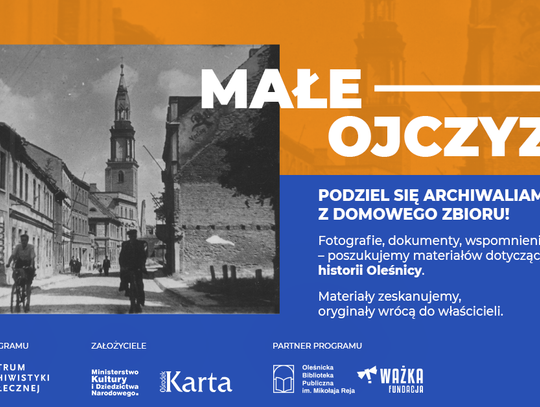 Biblioteka w Oleśnicy zaprasza do dzielenia się archiwaliami z domowego zbioru