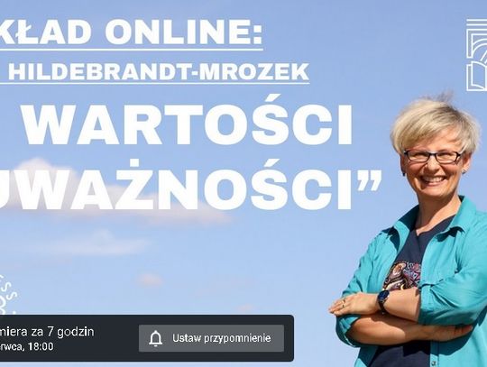 Biblioteka zaprasza na wykład online "O wartości i uważności"
