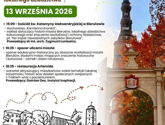 Bierutów odkryje swoje tajemnice. Spacer, słuchowisko i historia miasta na jednym spotkaniu