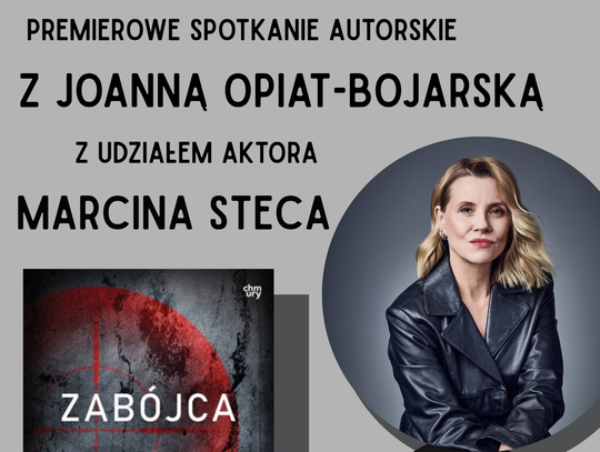 Bierutów w kryminale! Ogólnopolska premiera „Zabójcy” z udziałem autorki