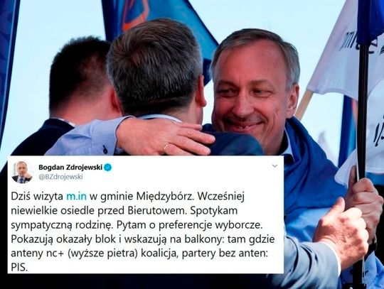Bogdan Zdrojewski o antenach w powiecie oleśnickim