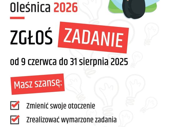 Budżet obywatelski 2026 w Oleśnicy