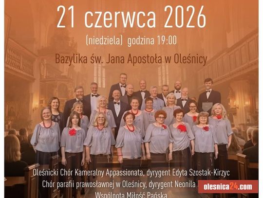 Charytatywny koncert „Dla Was śpiewamy” w Oleśnicy