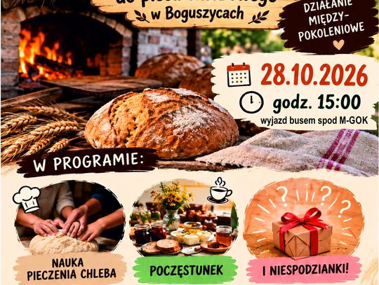 Chleb na trudne czasy. W Boguszycach nauczą, jak piec go tradycyjną metodą