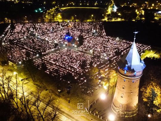 Cmentarze w Oleśnicy z lotu ptaka