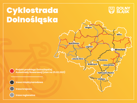 Cyklostrada Dolnośląska w powiecie oleśnickim