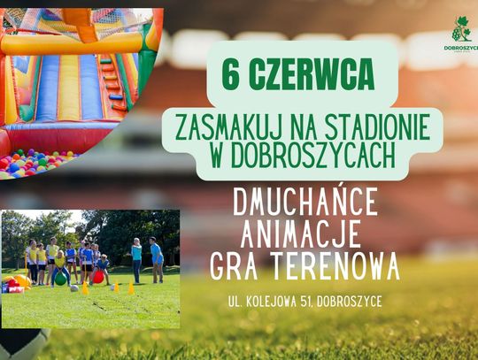 Darmowe dmuchańce, ścianka wspinaczkowa i gra terenowa. Dzień Dziecka 6 czerwca w Dobroszycach