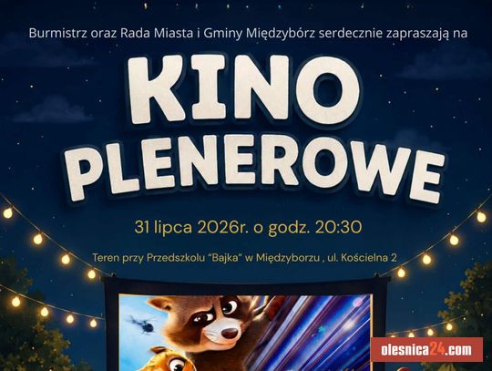 Darmowe kino pod gwiazdami w Międzyborzu