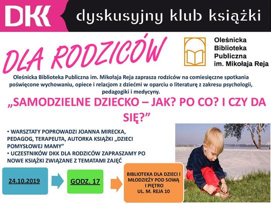 DKK Oleśnica zaprasza rodziców