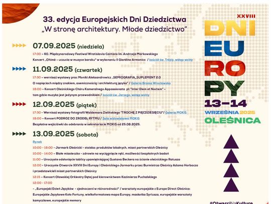 Dni Europy w Oleśnicy - co mamy w programie?