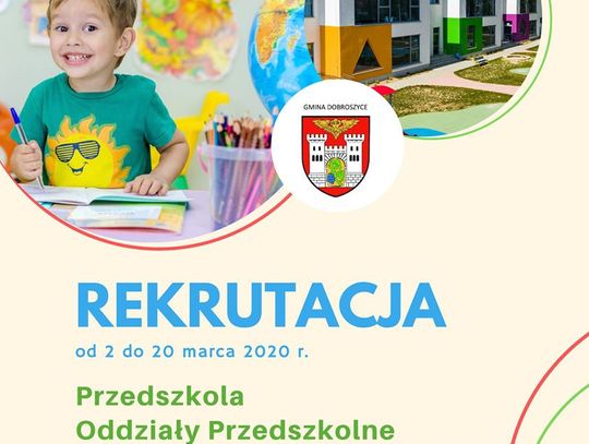 Dobroszyce - kiedy rekrutacja do przedszkoli?
