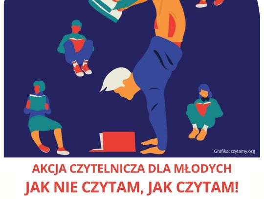 Dołącz do akcji czytelniczej dla młodych "Jak nie czytam, jak czytam!"