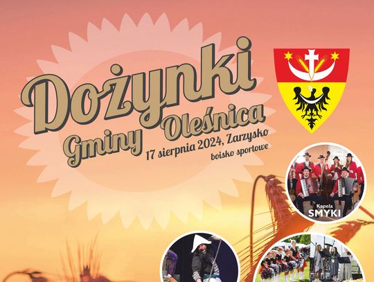 Dożynki gminy Oleśnica - kto zagra i zaśpiewa?