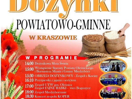 Dożynki Powiatowo-Gminne w Kraszowie – święto plonów, tradycji i lokalnej wspólnoty