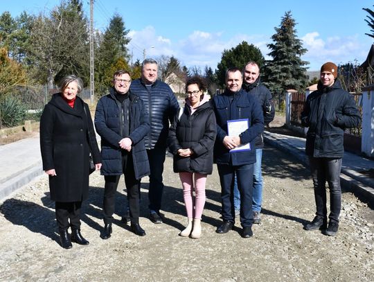 Droga w Krzeczynie już w części gotowa