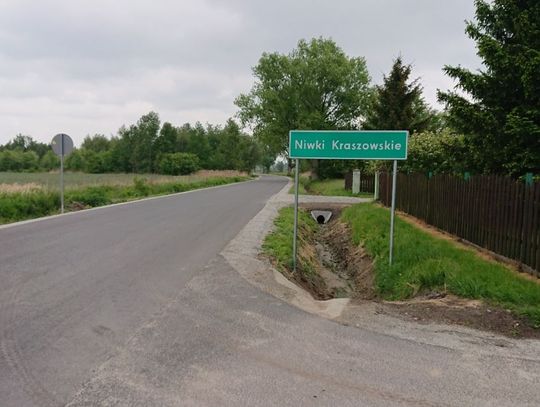 Droga w Niwkach Kraszowskich już po remoncie