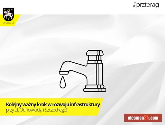 Duża inwestycja w Sycowie! Powstanie nowa kanalizacja i infrastruktura dla mieszkańców