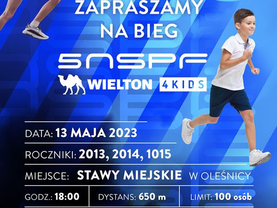 Dzieci pobiegną w Wielton 4 Kids w Oleśnicy