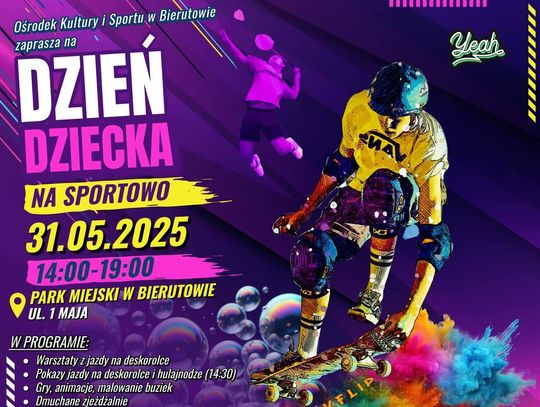 Dzień Dziecka w Bierutowie. Rozkład jazdy