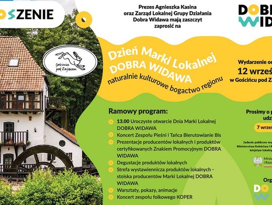 Dzień Marki Lokalnej Dobra Widawa - lokalne smaki, koncerty i degustacje w Gościńcu pod Zającem