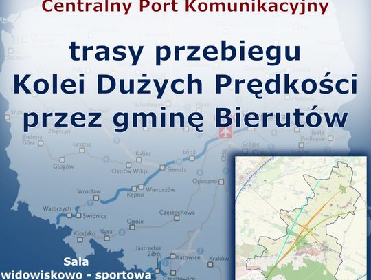 Dzisiaj w Bierutowie spotkanie w sprawie Kolei Dużych Prędkości. A dyskusja już trwa...