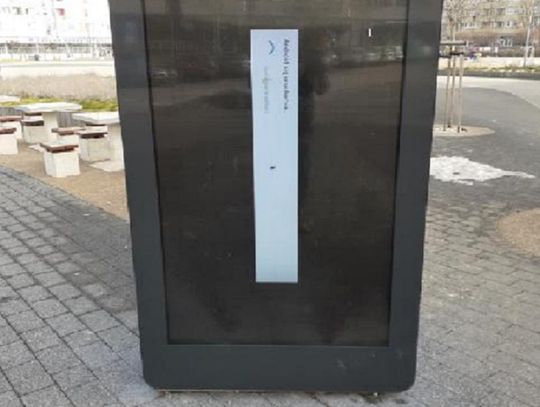 Ekran na placu Zwycięstwa w Oleśnicy nie działa