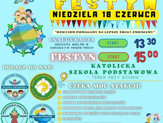 Festyn Szkolno-Przedszkolny na Starych Ratajach w Oleśnicy