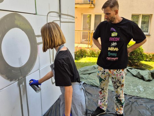 Finał cyklu warsztatów grafitti "Wspólna Mozaika"